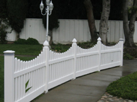 Vinyl Picket Fence